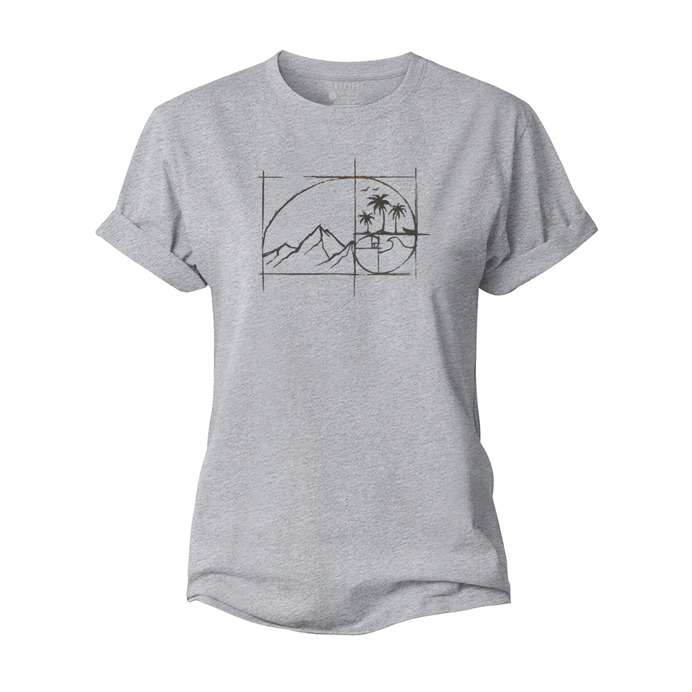 Natural Golden Ratio Women's Cotton T-Shirt