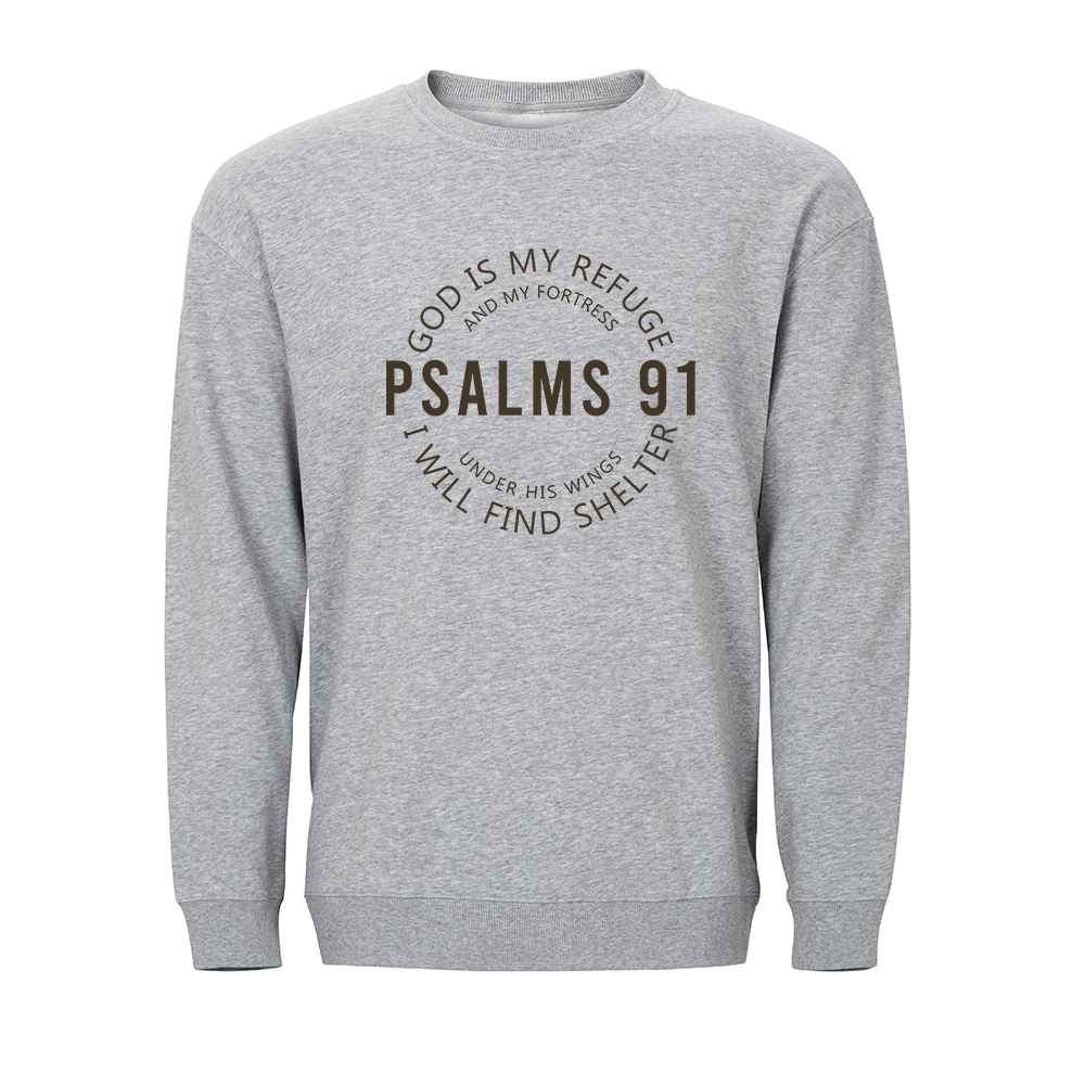 God Is My Refuge Crewneck Sweatshirt