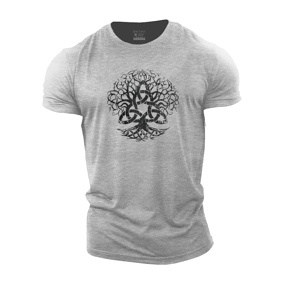 Triquetra Life Tree Cotton T-Shirt