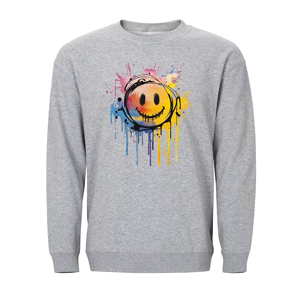 Gleeeful Smiley Crewneck Sweatshirt