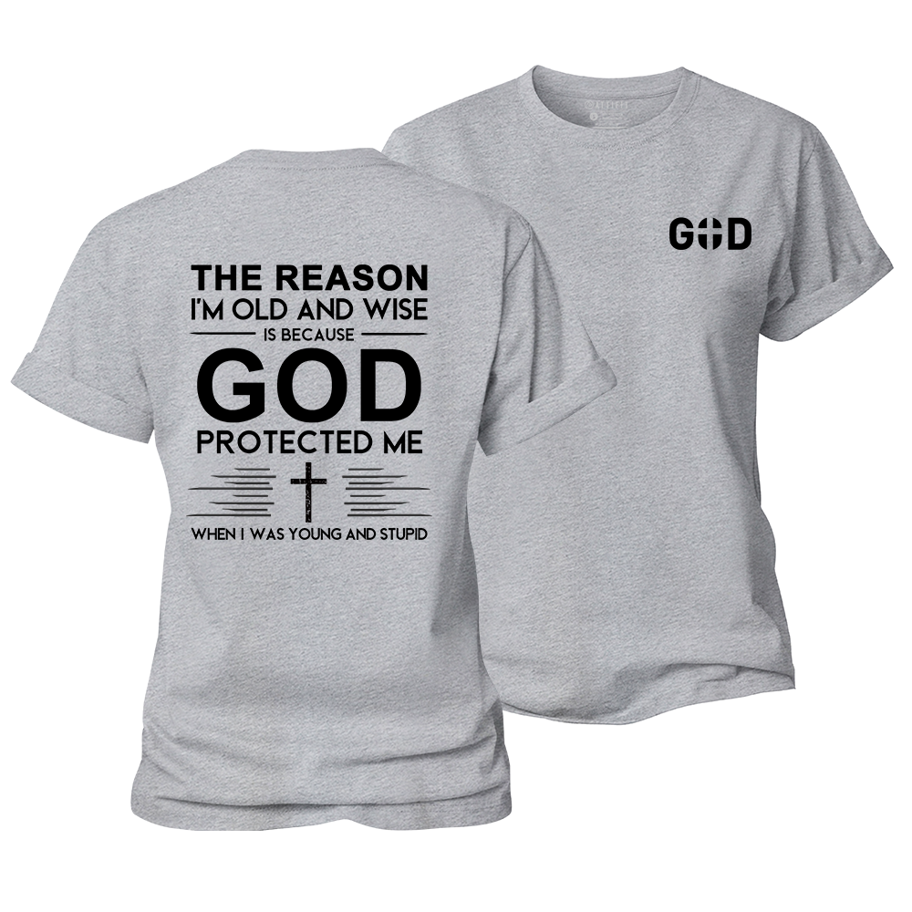 God Protected Me Women's Cotton T-Shirt