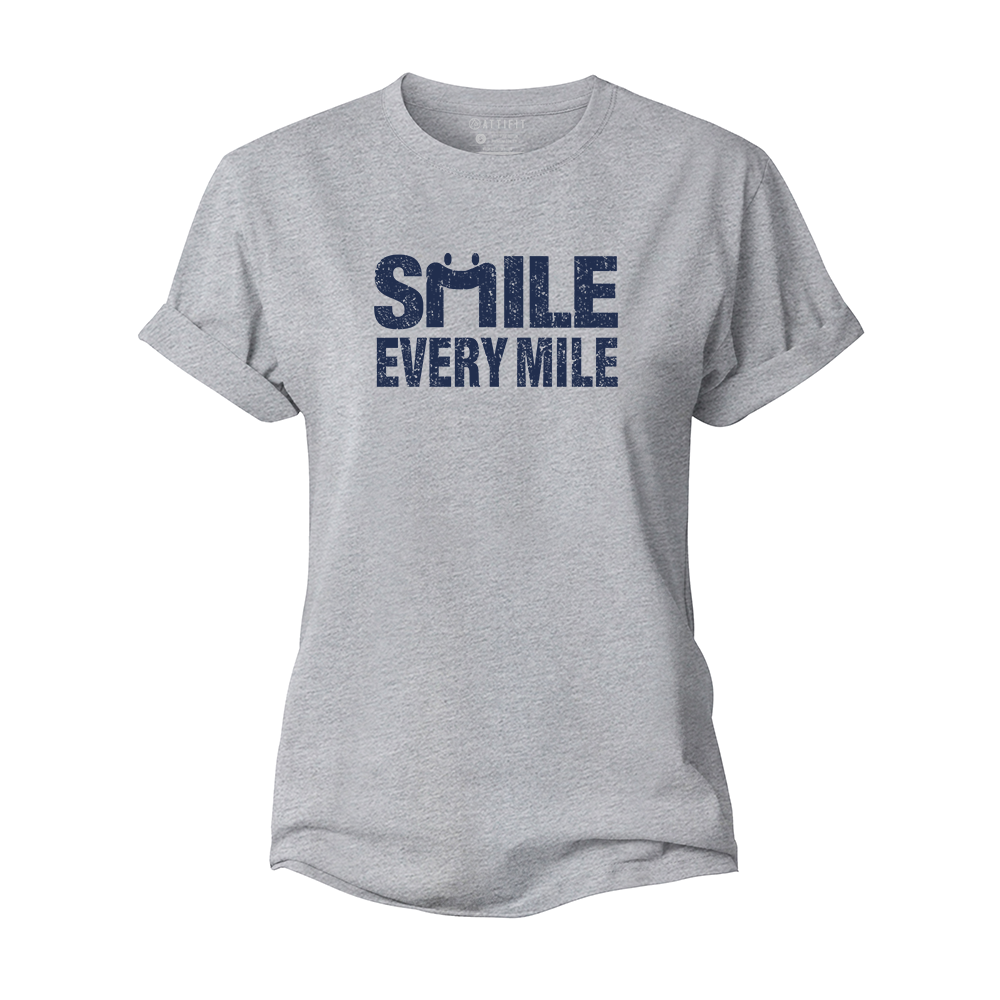 Smile Every Mile Women's Cotton T-Shirt