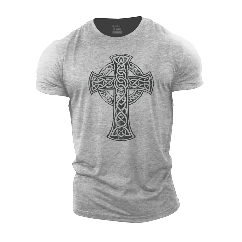 Celtic Cross Cotton T-Shirt