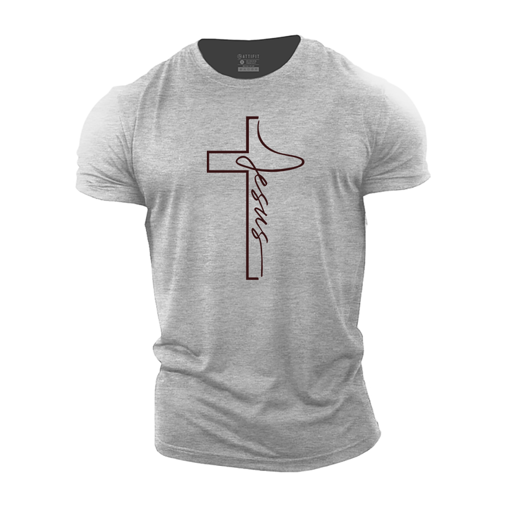 Jesus Cross Cotton T-Shirt