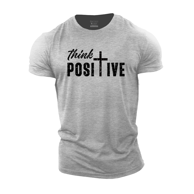 Think Positive Cotton T-Shirt