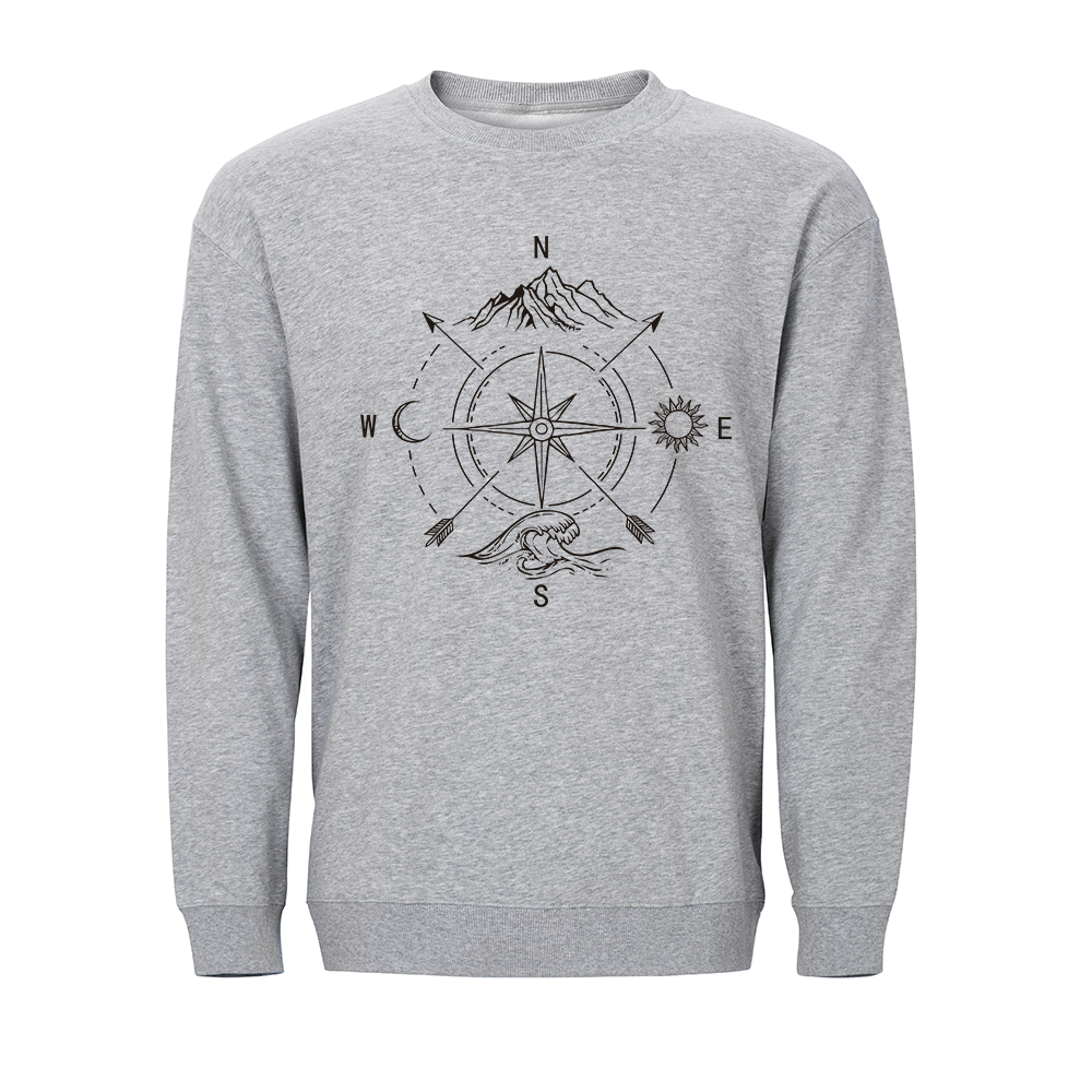 Landscape Compass Crewneck Sweatshirt