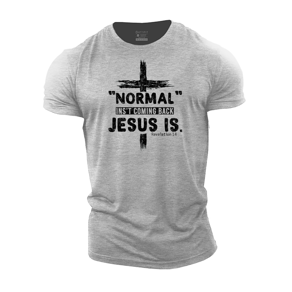 Normal Isn't Coming Back, Jesus Is Cotton T-Shirt