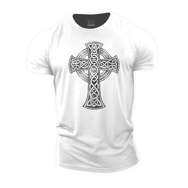 Celtic Cross Cotton T-Shirt