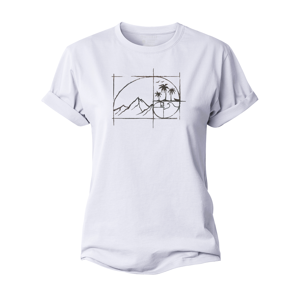 Natural Golden Ratio Women's Cotton T-Shirt