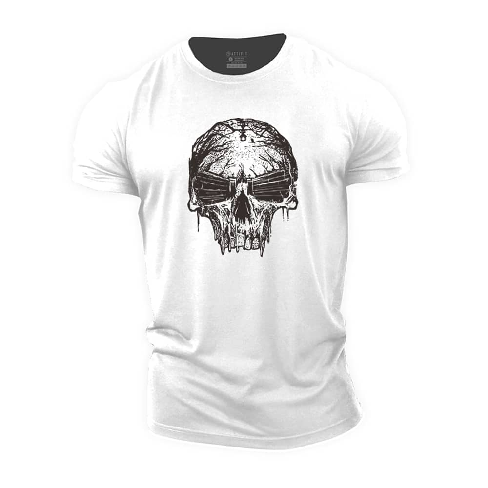 Magic Skull Cotton T-Shirt