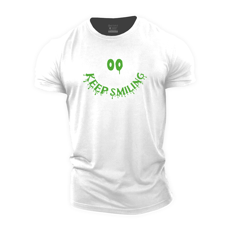 Keep Smiling Cotton T-Shirt