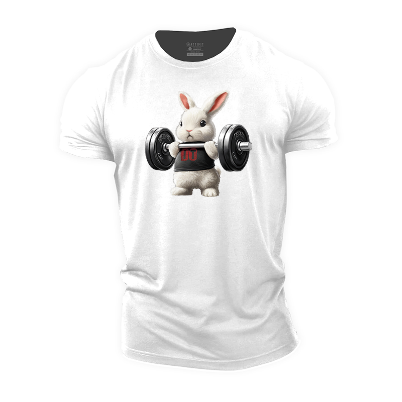 Muscle Rabbit Cotton T-Shirt