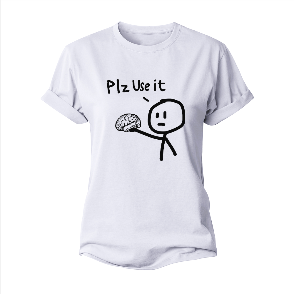 Plz Use It Women's Cotton T-Shirt