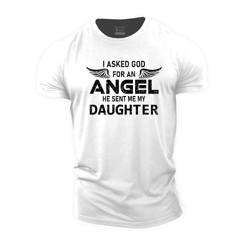 He Sent Me My Daughter Cotton T-Shirt