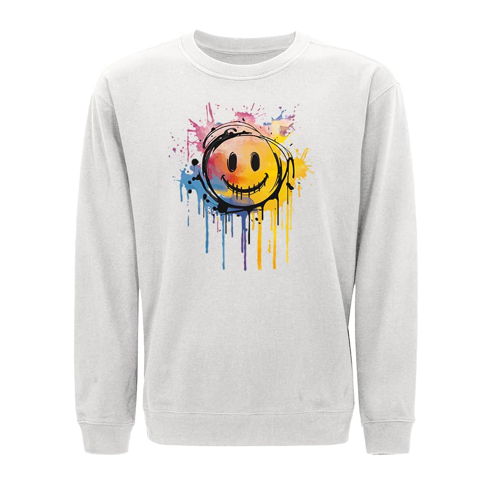 Gleeeful Smiley Crewneck Sweatshirt