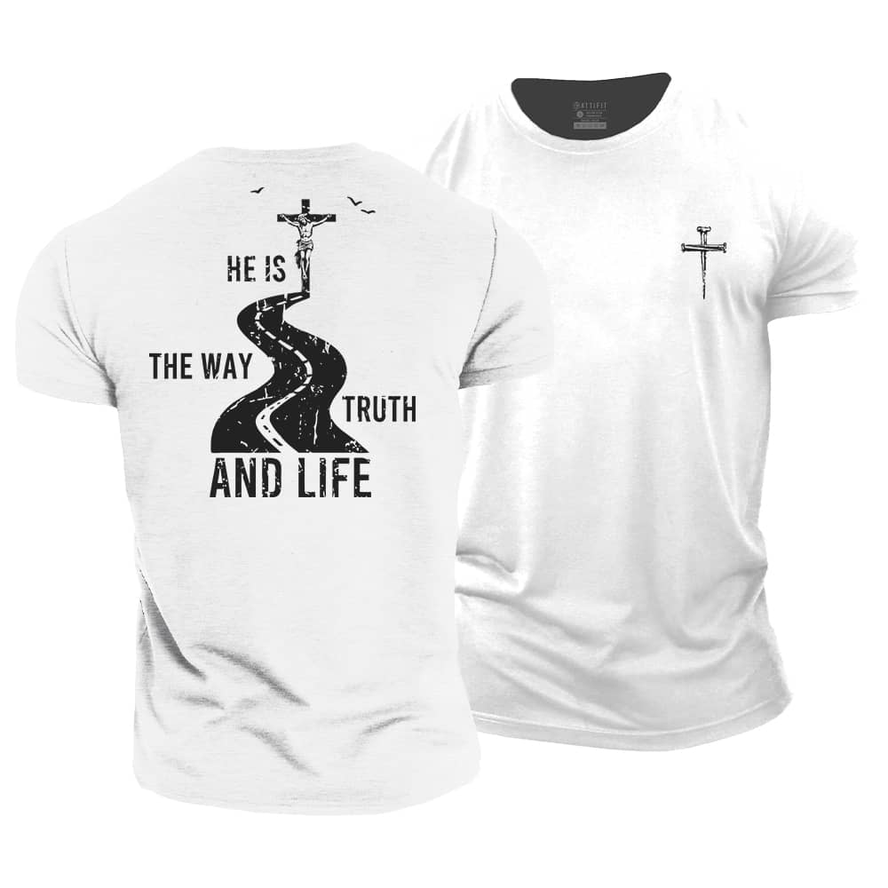 Way Truth and Life Cotton T-Shirt