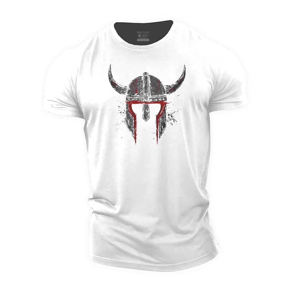 Viking Helmet Cotton T-Shirt