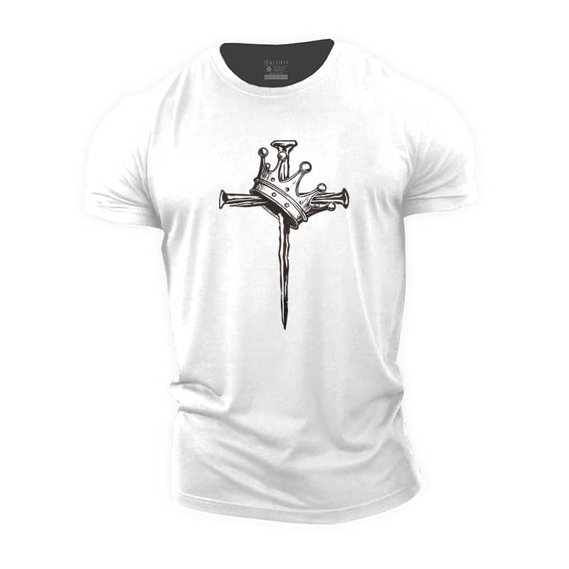 Cross Crown Cotton T-Shirt