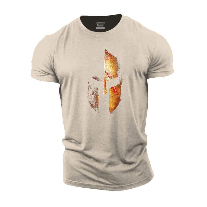 Cotton Spartan Retro Graphic T-shirts