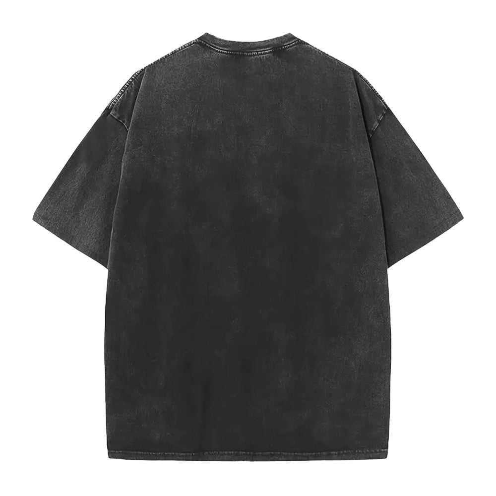 Cross Skull Washed T-Shirt