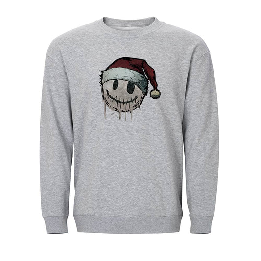 Christmas Smiley Crewneck Sweatshirt