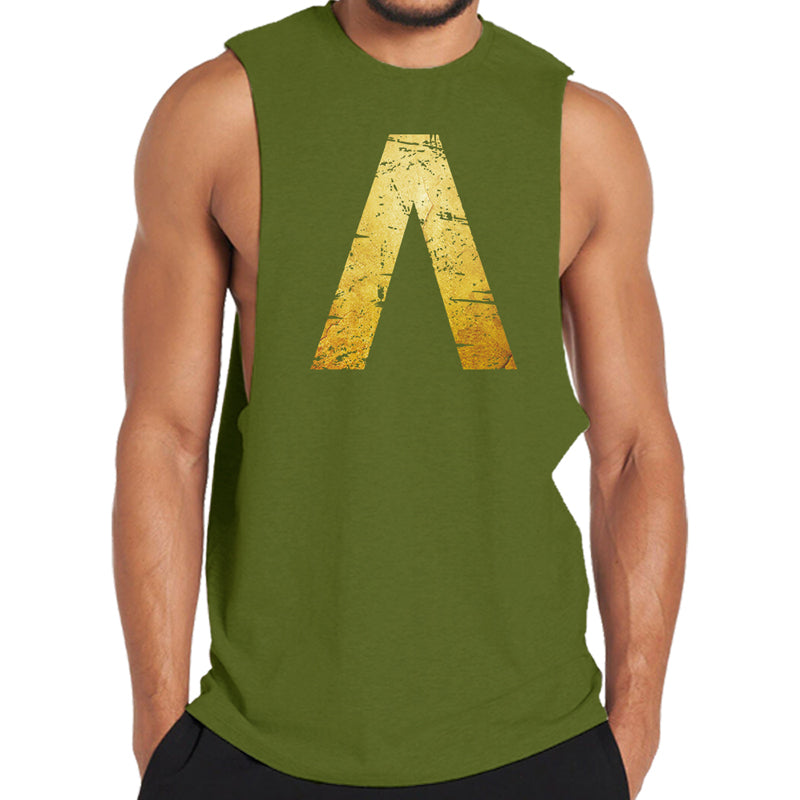 Cotton Warrior Shielded Graphic Men's Tank Top