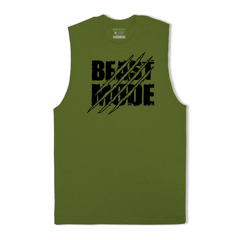 Cotton Beast Mode Workout Tank Top