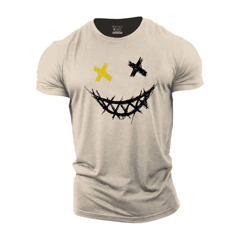 Smiley Face Cotton T-Shirt