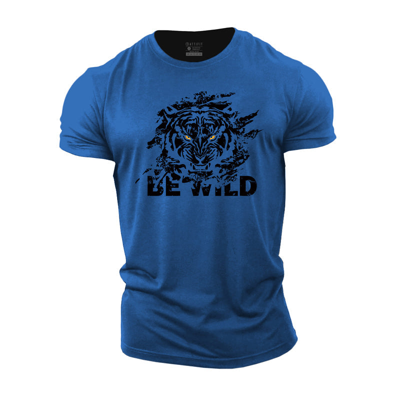 Be Wild Tiger Cotton T-Shirt