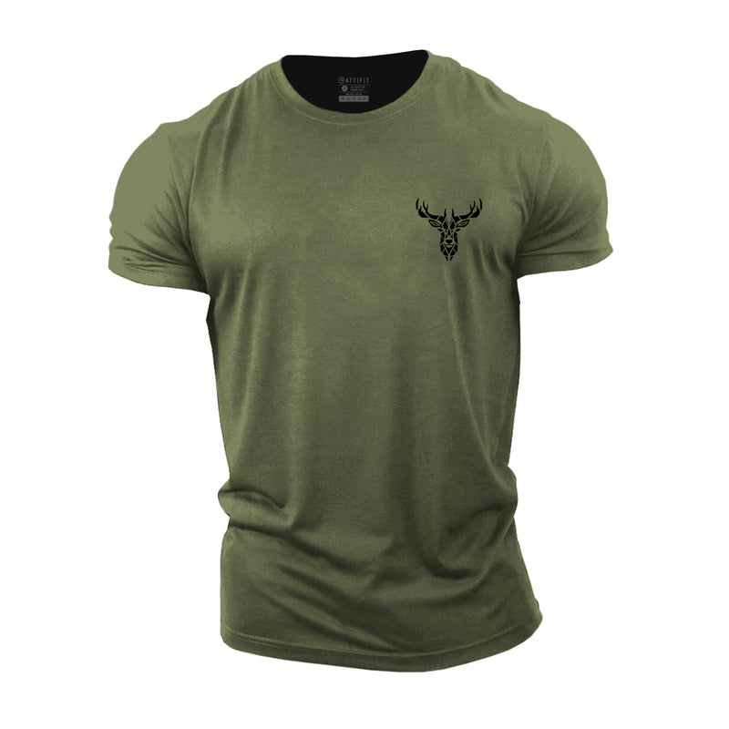 Mini Deer Cotton T-Shirt