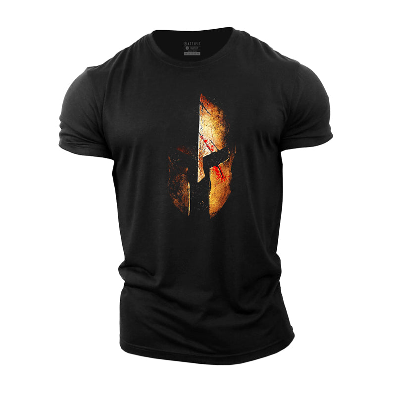 Cotton Spartan Retro Graphic T-shirts