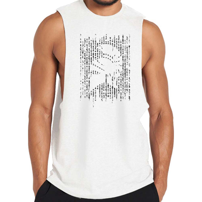 Cotton Spartan Silhouette Men's Tank Top