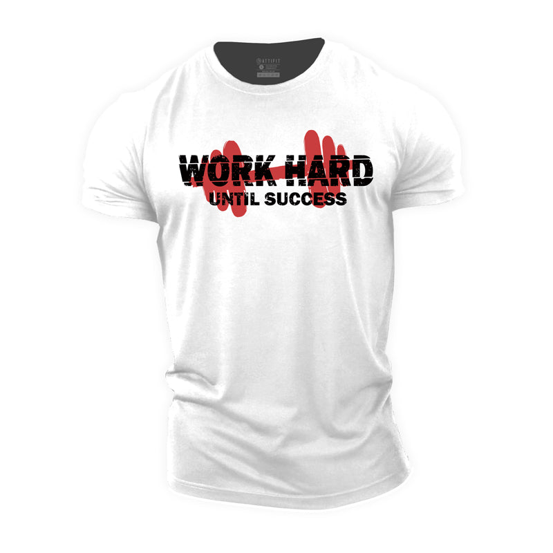 Work Hard Cotton T-Shirt