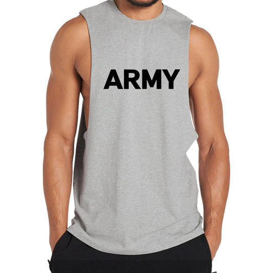 Cotton Army Workout Tank Top