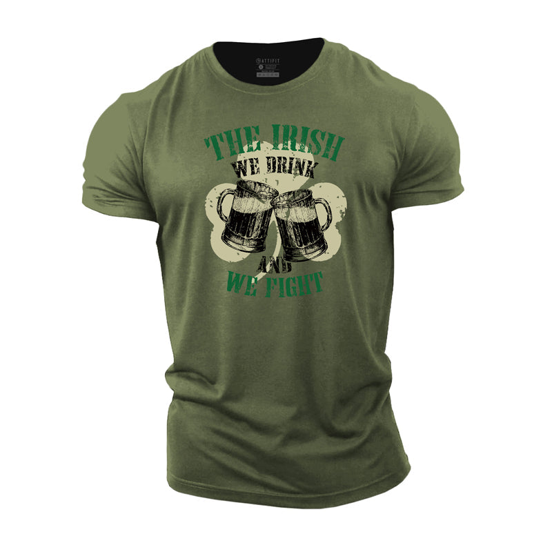 Cotton The Irish Graphic Men's T-shirts