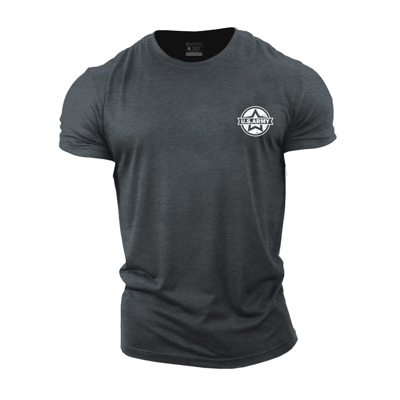 Cotton US ARMY Graphic Men's T-shirts