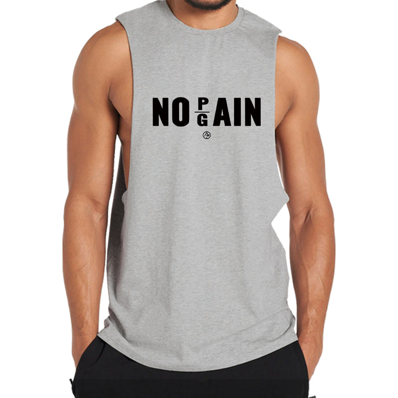 Cotton No Pain No Gain Men's Tank Top