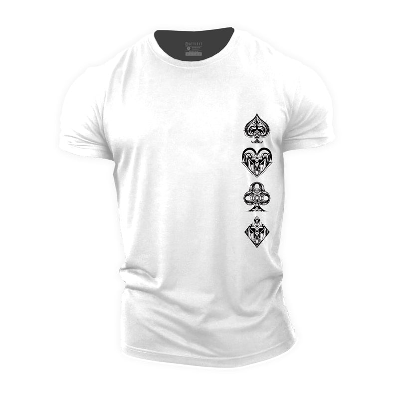 Cotton Poker Graphic Men's T-shirts