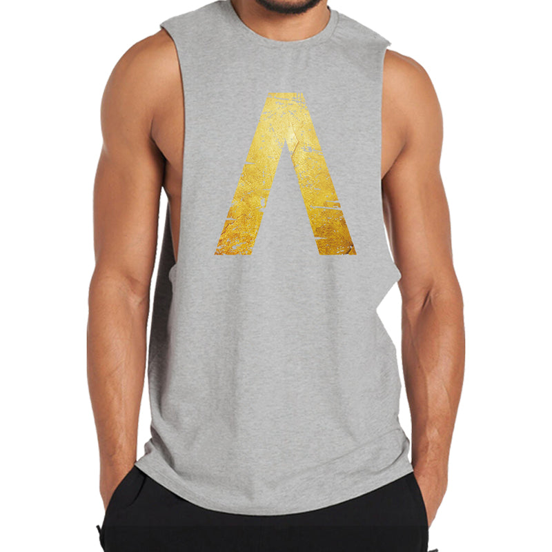 Cotton Warrior Shielded Graphic Men's Tank Top