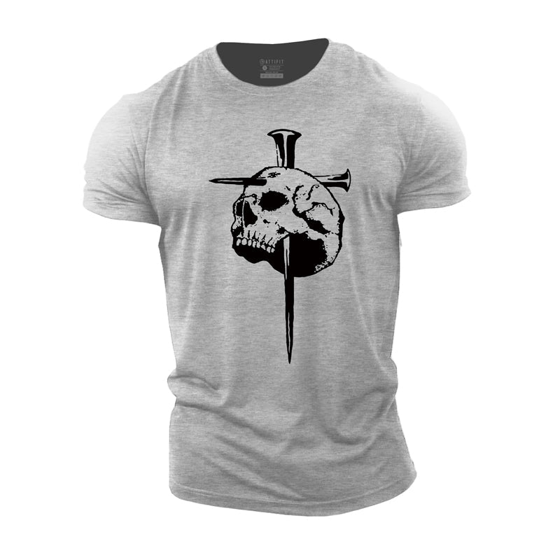 Skull Cross Cotton T-Shirt