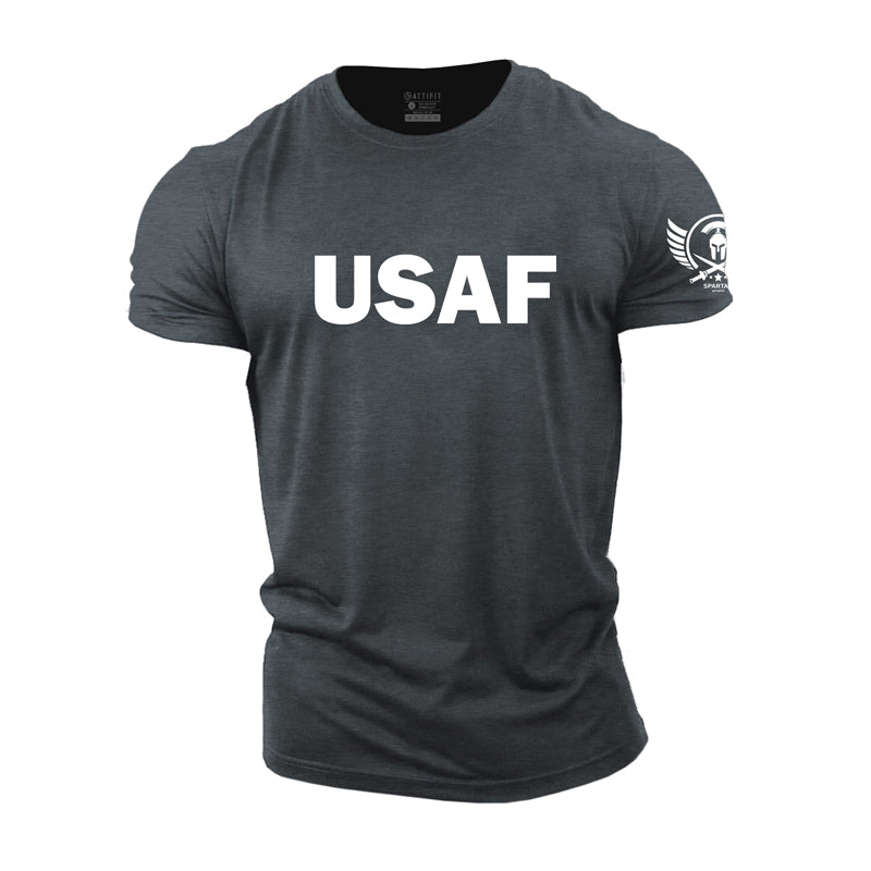 Cotton USAF Graphic Men's T-shirts