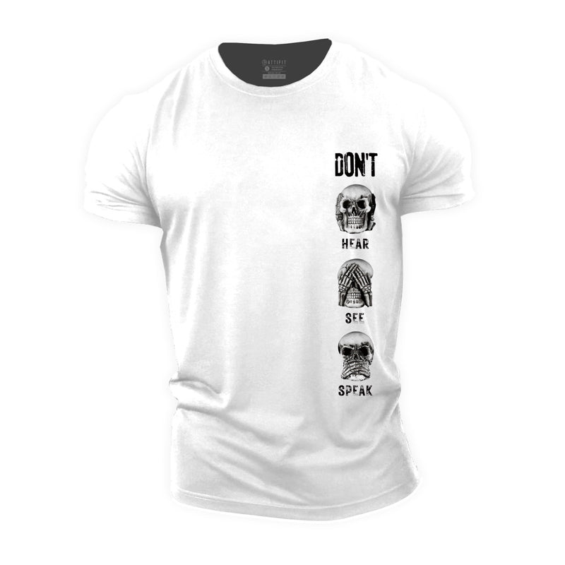 Don't Hear See Speak Cotton T-Shirt