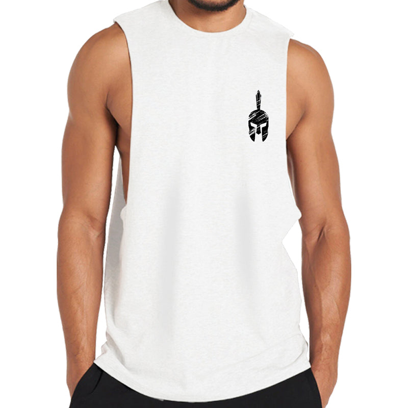 Cotton Spartan Graphic Tank Top