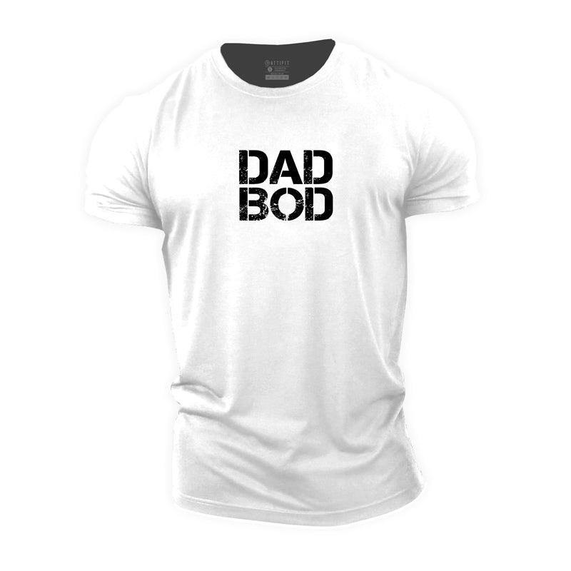 Cotton Dad Bob Graphic Casual T-shirts