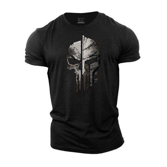 Skeleton Spartan Cotton T-Shirt