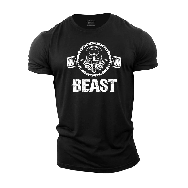 Cotton Beast Graphic Men's T-shirts