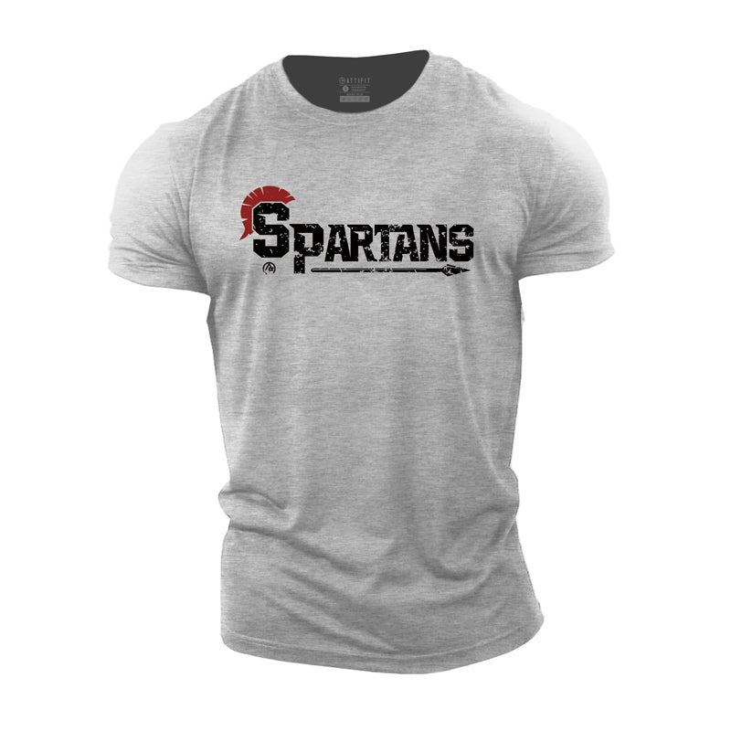 Cotton Spartans Graphic Men's T-shirts