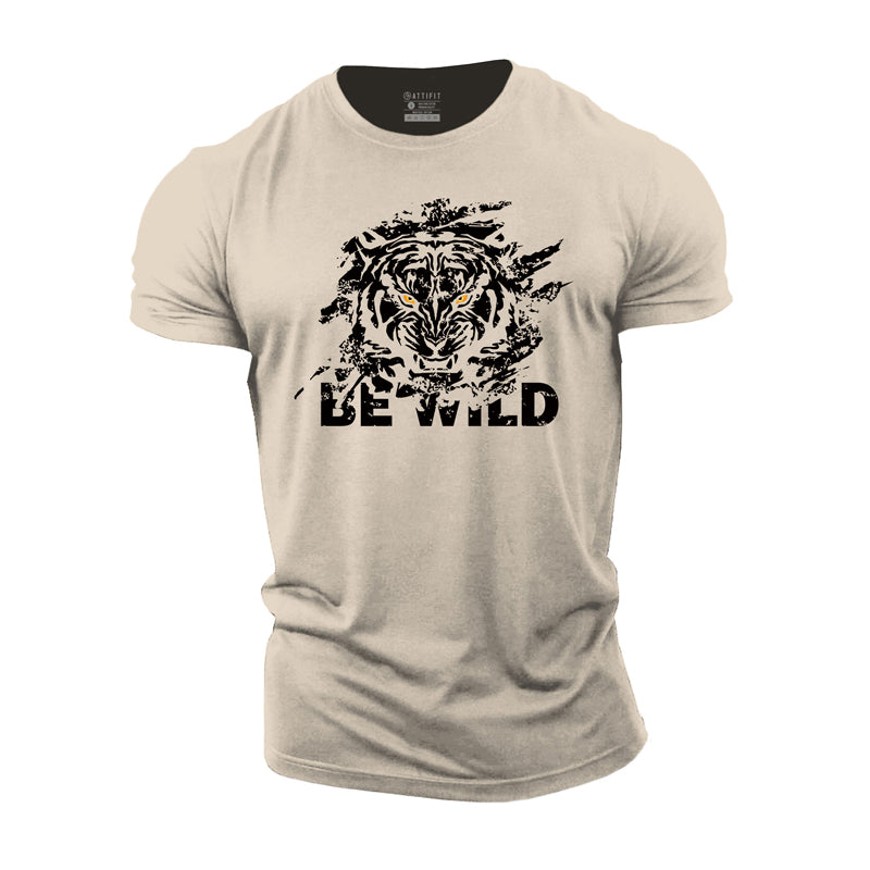 Be Wild Tiger Cotton T-Shirt