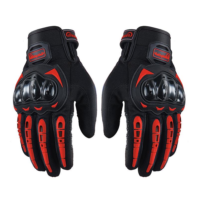 Touch screen outdoor riding off-road motorcycle gloves