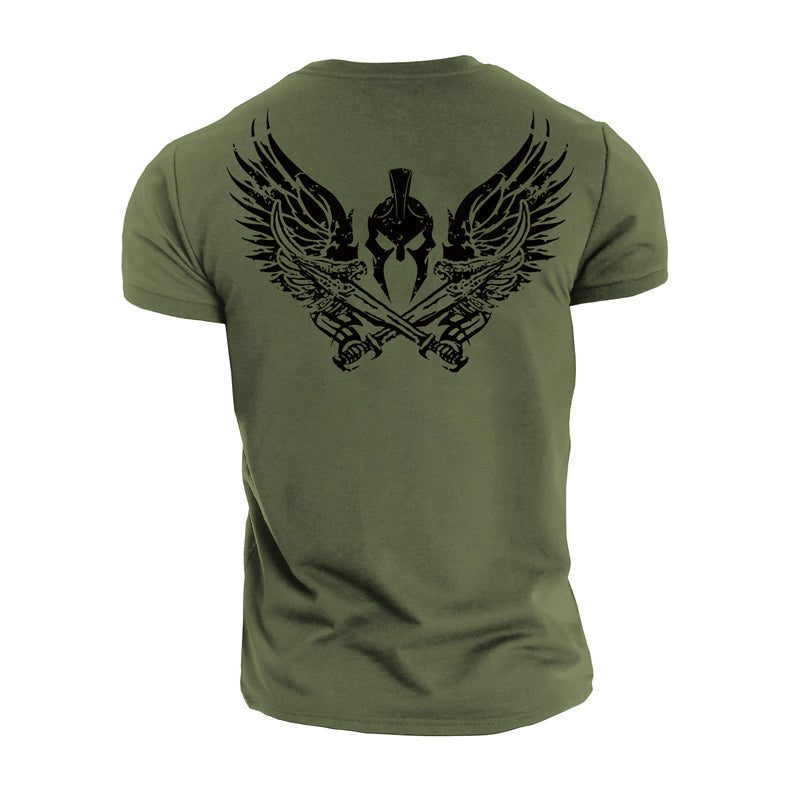 Cotton Spartan Graphic Men's T-shirts